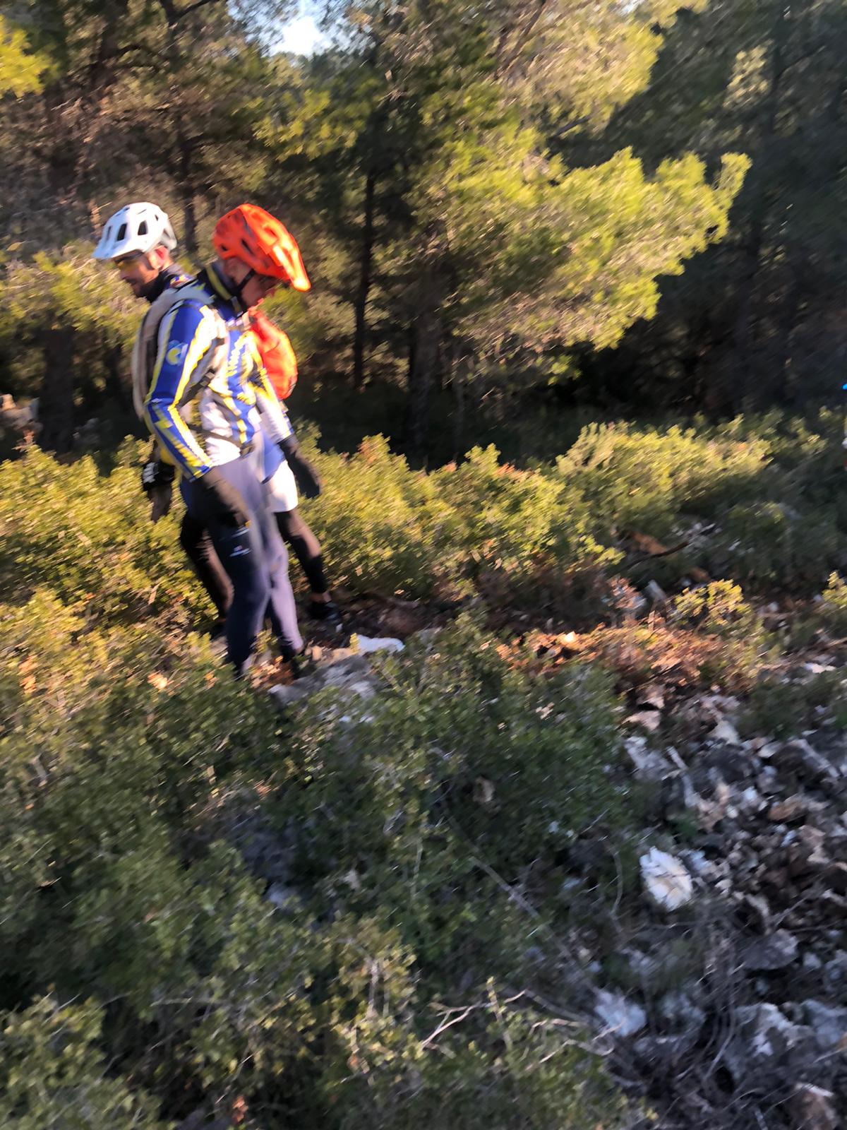 Préparation des chemins pour la rando des 3 frères